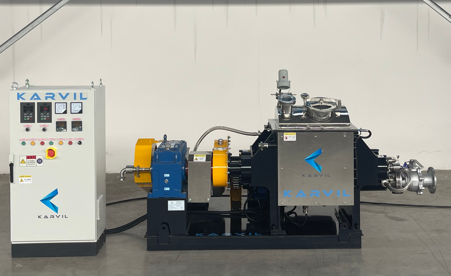 Greek Client Selects 100L Sigma Mixer with Screw Extrusion Discharge(2)