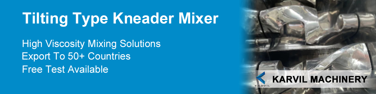 Tilting-type-kneader-mixer