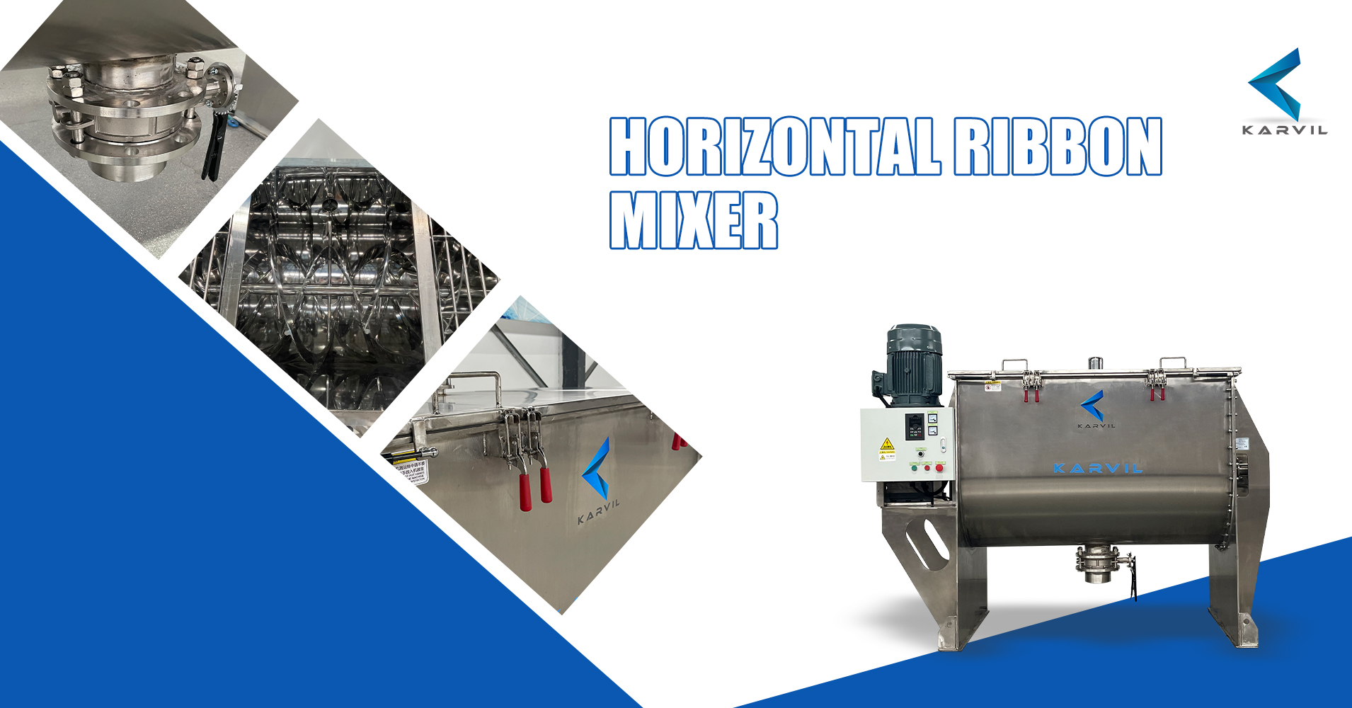horizontal ribbon mixer