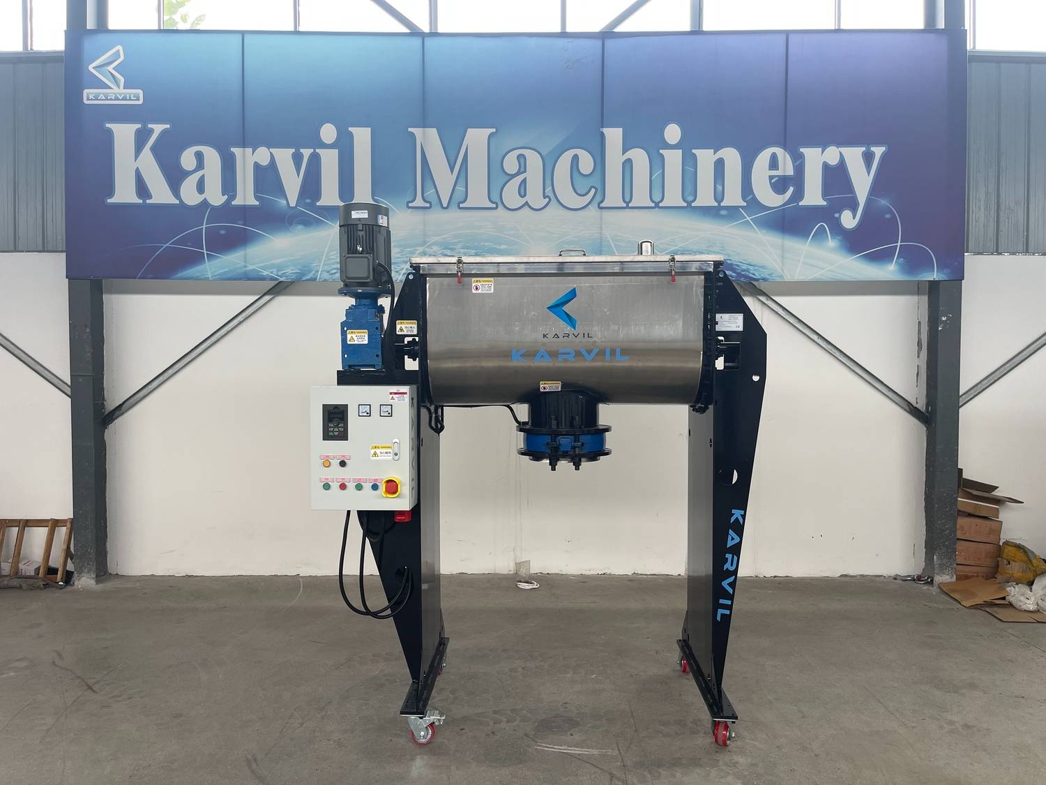 Improve Mixing Efficiency and Mixing Effect with Karvil’s Horizontal Ribbon Mixer