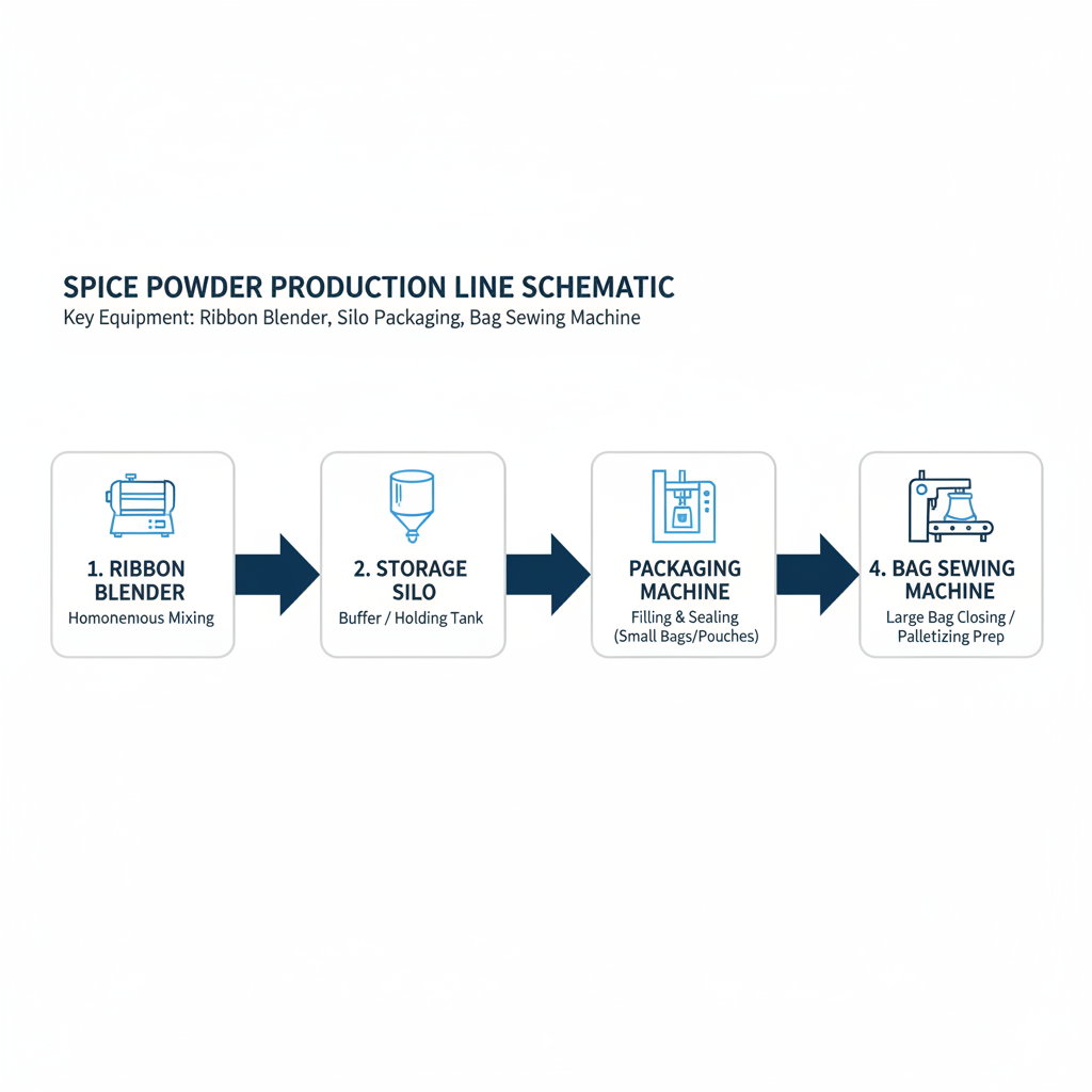 Powder-Blending-And-Packing-Line